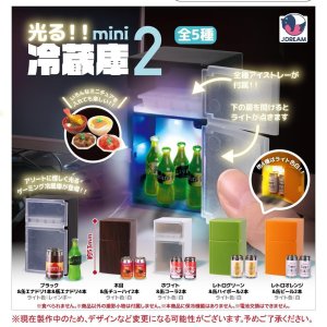 画像: 光る！！mini冷蔵庫2（８月）【□５００円カプセルトイ　２０個入り　Ｊドリーム】＋正規台紙
