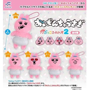 画像: おぱんちゅうさぎ　かぷっこふれんず2（８月）【□５００円カプセルトイ　２０個入り　フクヤ】＋正規台紙
