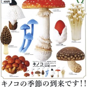 画像: NTC MONO+ キノコソフトボールチェーンマスコット（再販）（９月）【■４００円カプセルトイ　３０個入り　いきもん】＋正規台紙