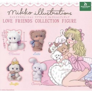 画像: mikko　ｌｏｖｅ　Ｆｒｉｅｎｄｓ　コレクションフィギュア	【♪５００円カプセルトイ　２０個入り　ブシロード】＋正規台紙