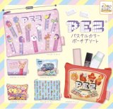 画像: ＰＥＺパステルカラーポーチアソート【♪４００円カプセルトイ　３０個入り　IP4】＋正規台紙