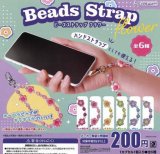 画像: ビーズストラップフラワー【♪２００円カプセルトイ　６０個入り　Ｊドリーム】＋正規台紙