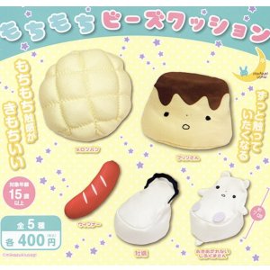 画像: もちもちビーズくっしょん【♪４００円カプセルトイ　３０個入　さくら】＋正規台紙
