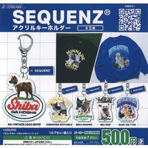 画像: ＳＥＱＵＥＮＺアクリルキーホルダー【♪５００円カプセルトイ　３０個入り　Ｊドリーム】＋正規台紙
