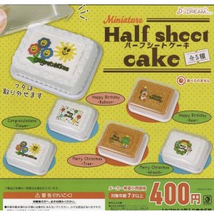 画像: ミニチュアハーフシートケース（再販）【♪４００円カプセルトイ　３０個入り　Ｊドリーム】＋正規台紙