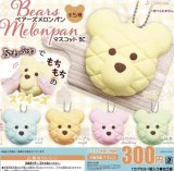 画像: ベアーズメロンパンマスコットbc【♪３００円カプセルトイ　４０個入り　Ｊドリーム】＋正規台紙