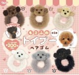 画像: もこふわトイプーヘアゴム【♪２００円カプセルトイ　５０個入　ピーナッツ】＋正規台紙