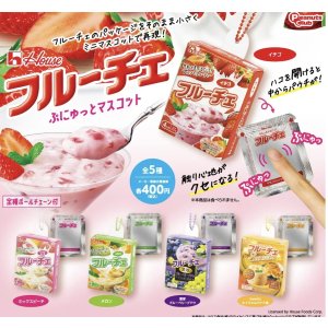 画像: フルーチェぷにっとマスコット【♪４００円カプセルトイ　３０個入　ピーナッツ】＋正規台紙
