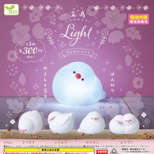 画像: 文鳥ほんわりlight（再販）（１１月）【△３００円カプセルトイ　４０個入り　エール】＋正規台紙