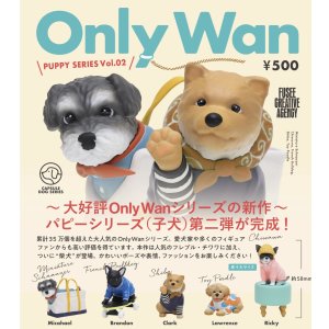 画像: OnlyWan PUPPY SERIES Vol.02（１０月）【△５００円カプセルトイ　３０個入り　フュージー】＋正規台紙