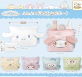 画像: サンリオキャラクターズ　ふわふわＦＡＣＥ台形ポーチ（７月）【♪５００円カプセルトイ　２０個入り　IP4】＋正規台紙