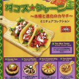 画像: タコス★ジャーニー －本場と進化のカタチ－ ミニチュアコレクション（１１月）【▲５００円カプセルトイ　２０個入り　レインボー】＋正規台紙