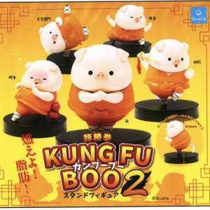 画像: カンフーブー 2 スタンドフィギュア（１１月）【▲４００円カプセルトイ　３０個入り　クオリア】＋正規台紙