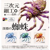 画像: 三次元細工 深淵の蜘蛛（１１月）【▲３００円カプセルトイ　４０個入り　くりんぼう】＋正規台紙