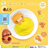 画像: 寝冷えネコ きよニャ（再販）（１２月）【▽３００円カプセルトイ　４０個入り　エール】＋正規台紙