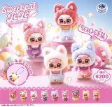 画像: フロッキー加工　スイートキャットリリ　ねこみみ（２月）【○２００円カプセル　５０個入り　ビーム】＋正規台紙