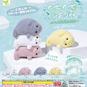 画像: のせのせ、しようね。ふあふあざらし(再販)(5月)【☆200円カプセル 50個入り エール】+正規台紙