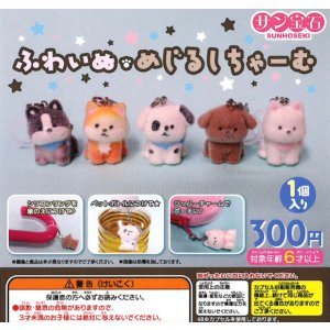 画像: ふわいぬめじるしチャーム(5月)【★300円カプセル 40個入り サン宝石】+正規台紙