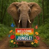 画像: ムーミン　万年カレンダー　ニョロニョロ（６月）