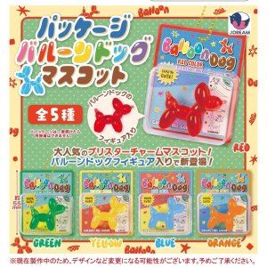 画像: パッケージバルーンドッグマスコット（６月）【◇３００円カプセル　４０個入り　Ｊドリーム】＋正規台紙