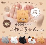 画像: てのひらサイズのこねこちゃん ぬいぐるみ（再販）（６月）【◇４００円カプセル　３０個入り　ピーナッツ】＋正規台紙