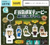 画像: 自衛隊キューピーめじるしチャーム（６月）【◇３００円カプセル　４０個入り　エス・トラスト】＋正規台紙