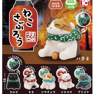 画像: ねこさぶろう（７月）【◆４００円カプセル　３０個入り　トイズキャビン】＋正規台紙
