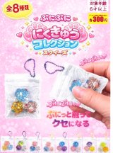 画像: ぷにぷに　にくきゅうコレクションスクイーズ（７月）【◆３００円カプセル　４０個入り　吉岡工業社】＋正規台紙１枚