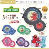 画像: セサミストリート レコード盤風フラットポーチ（７月）【◆４００円カプセル　３０個入り　ベネリック】＋正規台紙