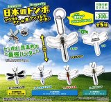 画像: 日本のトンボ　アクリルチャーム&アンブレラマーカー（８月）【□３００円カプセル　４０個入り　吉岡工業社】＋正規台紙１枚