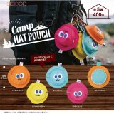 画像: キャンプハットポーチ（８月）【□４００円カプセル　３０個入り　アオポップ】＋正規台紙