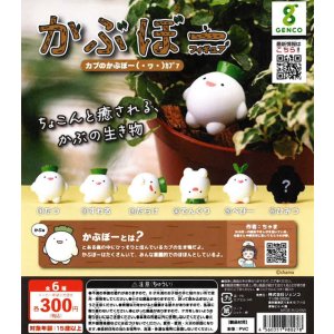 画像: かぶぼーフィギュア（再販）（８月）【□３００円カプセル　４０個入り　ジェンコ】＋正規台紙１枚