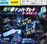 画像: 光る！車ナンバープレートコレクション（ご当地セレクション）（８月）【□４００円カプセル　３０個入り　エス・トラスト】＋正規台紙