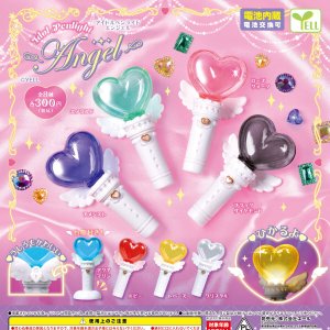 画像: アイドルペンライト(エンジェル)(1月)【▼300円カプセル 40個入り エール】+正規台紙
