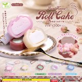 画像: ぷにかわ ロールケーキ（にゃん！）（１月）【▼２００円カプセル ５０個入り エール】＋正規台紙