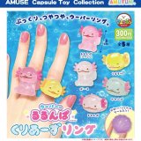 画像: ウーパーのるるんぱ　くりあーずリング（３月）【〇300円カプセル 40個入り アミューズ】＋正規台紙