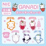 画像: GANADI ラバーキーチェーン（２月）【〇300円カプセル 40個入り NIC】＋正規台紙