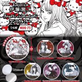 画像: 伊藤潤二　サンリオキャラクターズ コンパクトミラー（３月）【〇400円カプセル 30個入り NIC】＋正規台紙