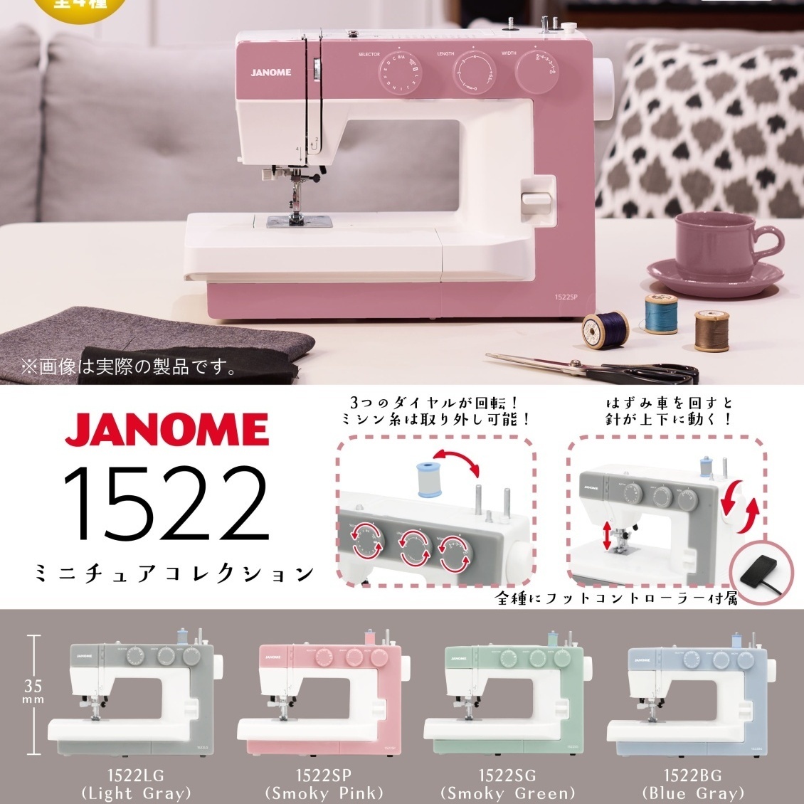 画像1: ジャノメ 1522　ミニチュアコレクション（３月）【○５００円カプセル　２０個入り　トイズキャビン】＋正規台紙