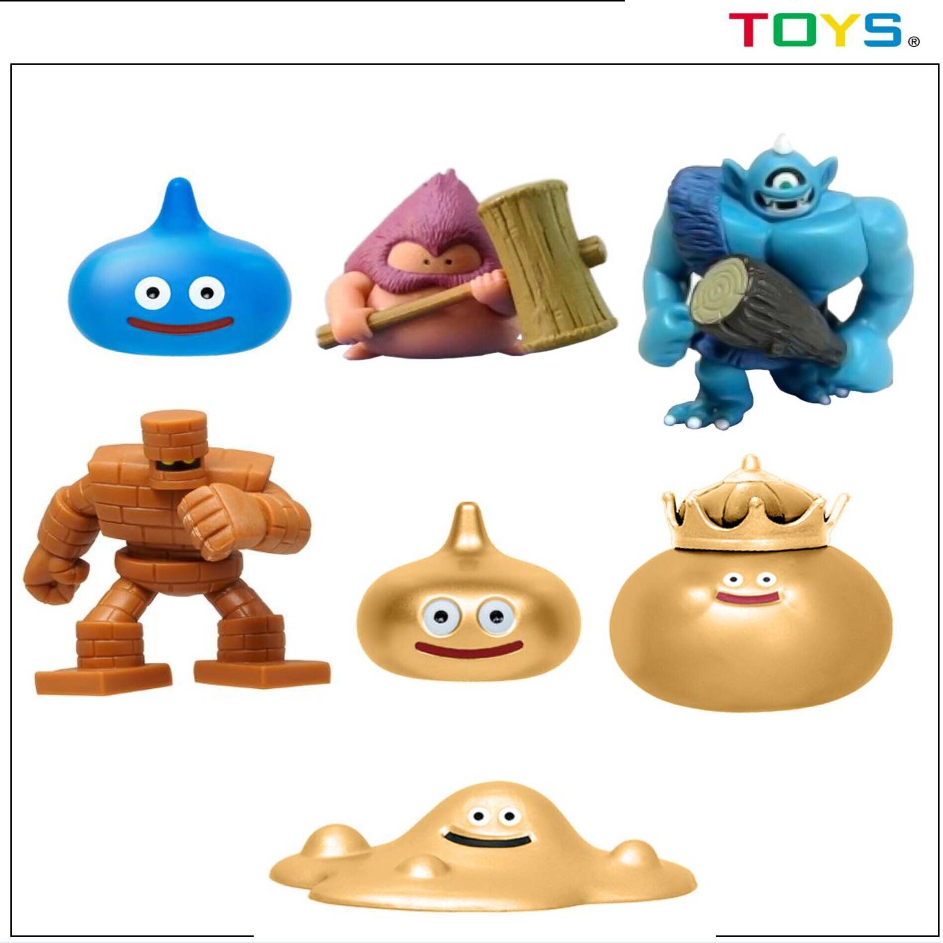 画像1: ドラゴンクエスト あつめてモンスターギャラリー－40周年Ver－Vol1編（６月）【◇５００円カプセル　３０個入り　スクエア】＋正規台紙