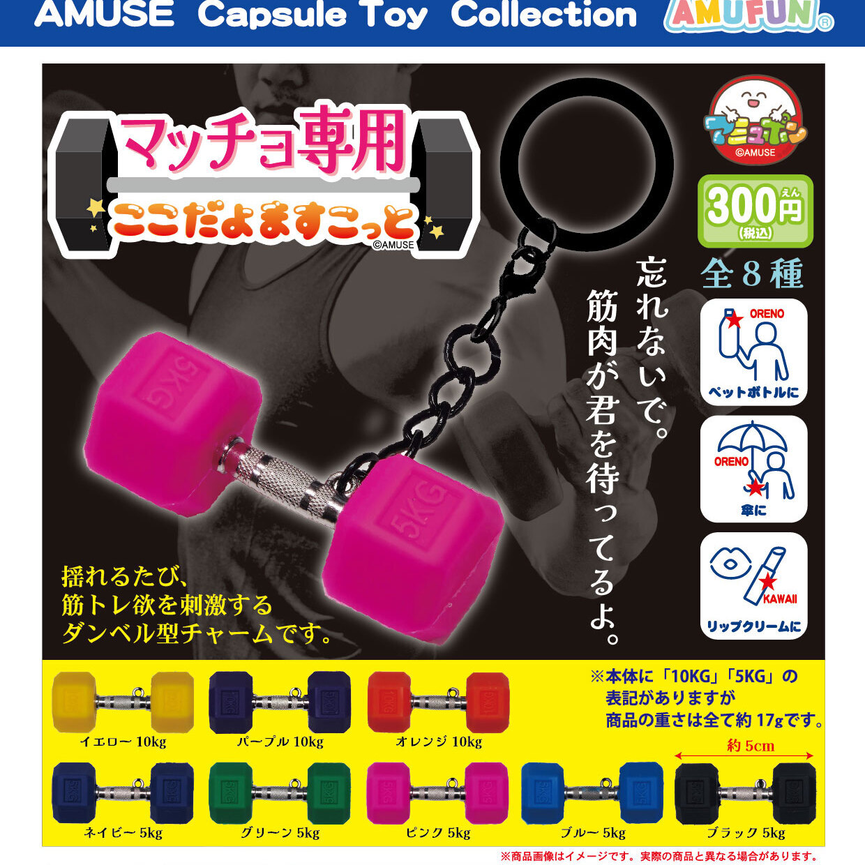 画像1: マッチョ専用ここだよますこっと（２月）【〇300円カプセル 40個入り アミューズ】＋正規台紙
